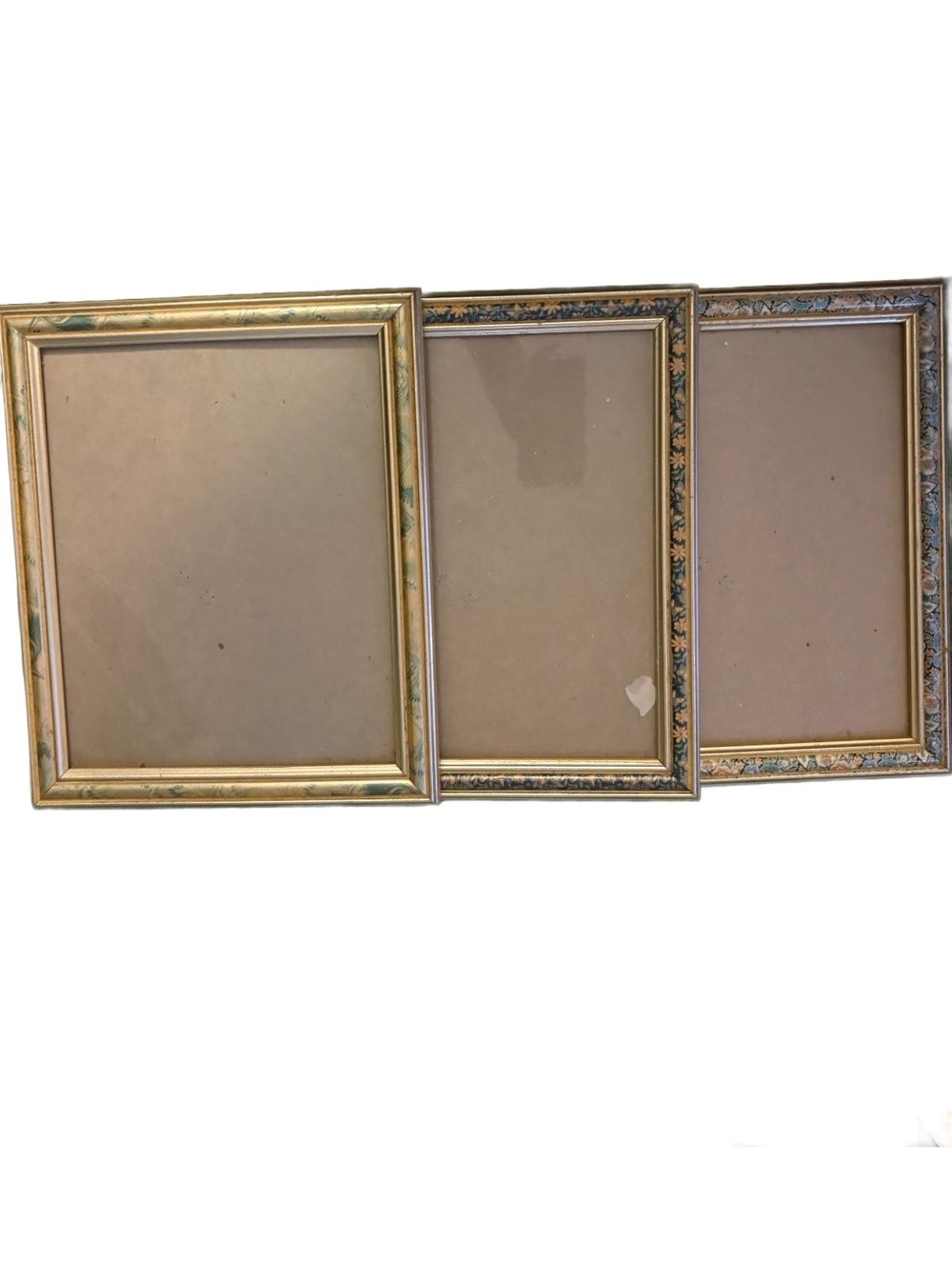 Vintage National Ornate Gold 8x10 Picture Frames - 3 Different but Matching